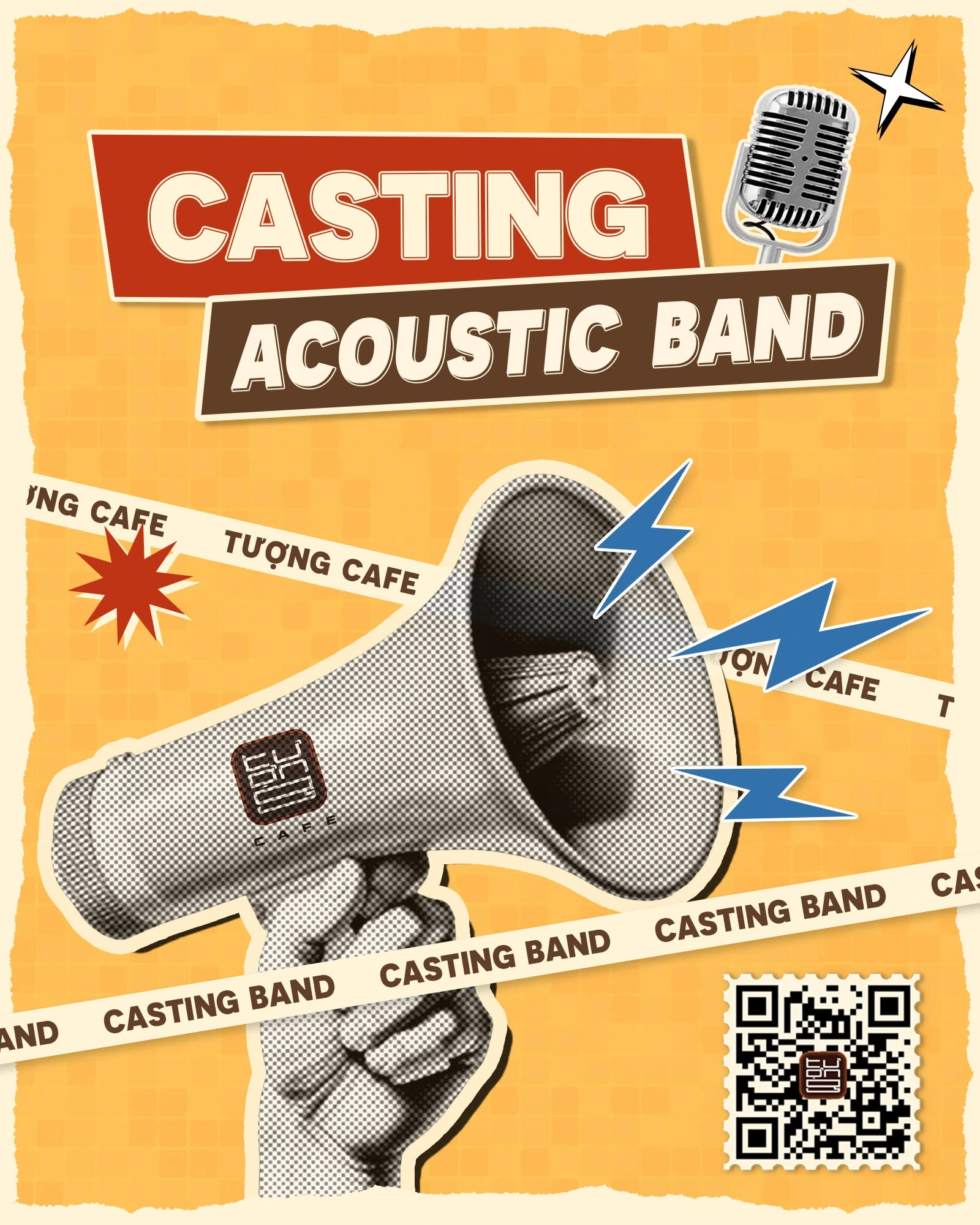 Poster casting Acoustic Band